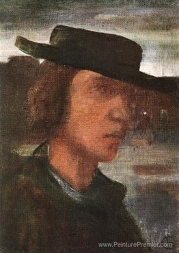 Autoportrait avec chapeau Autoportrait avec chapeau