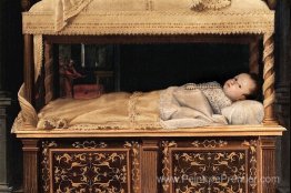Nouveau-né dans un berceau Nouveau-né dans un berceau