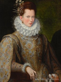 Portrait d'une dame de la cour Portrait d'une dame de la cour