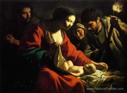 Nativité avec le flambeau Nativité avec le flambeau