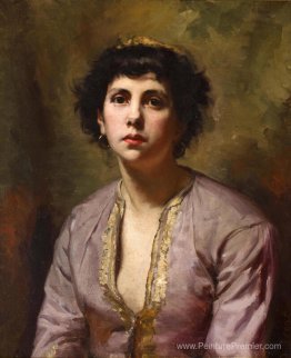 Un portrait d'une jeune fille Un portrait d'une jeune fille