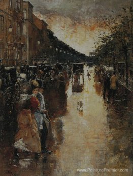 Unter den Linden nach dem Regen Unter den Linden nach dem Regen