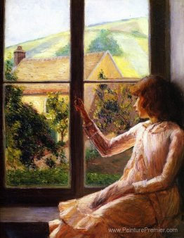 Enfant dans la fenêtre Enfant dans la fenêtre