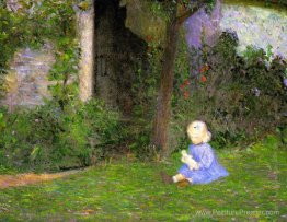 Enfant dans un jardin clos, Giverny Enfant dans un jardin clos, Giverny