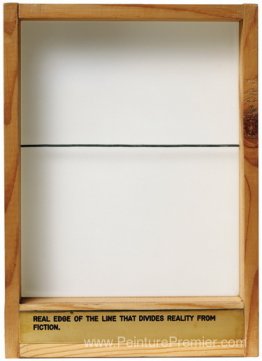 Véritable bord de la ligne qui divise la réalité de la fiction Véritable bord de la ligne qui divise la réalité de la fiction