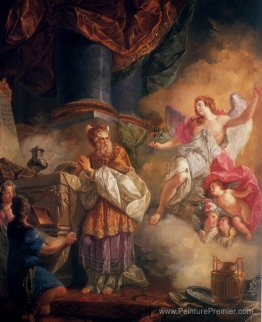 La visite de l'ange à Zachariah La visite de l'ange à Zachariah