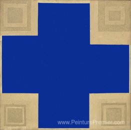 Peinture - Or et bleu (Sertão Carioca) Peinture - Or et bleu (Sertão Carioca)