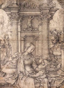 Vierge et enfant avec des saints Vierge et enfant avec des saints