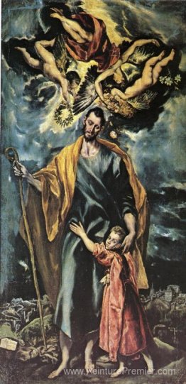 Saint Joseph et l'enfant du Christ Saint Joseph et l'enfant du Christ