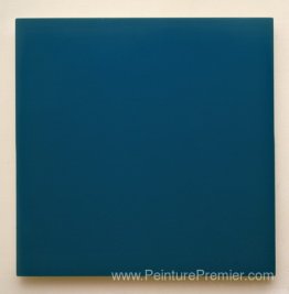 Émail sur bois: vert bleu Émail sur bois: vert bleu