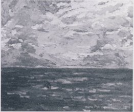 Paysage marin avec bouée conique Paysage marin avec bouée conique