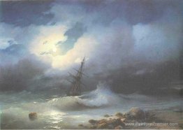 Mer agitée la nuit Mer agitée la nuit