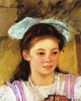 Ellen Mary Cassatt avec un grand arc dans ses cheveux Ellen Mary Cassatt avec un grand arc dans ses cheveux