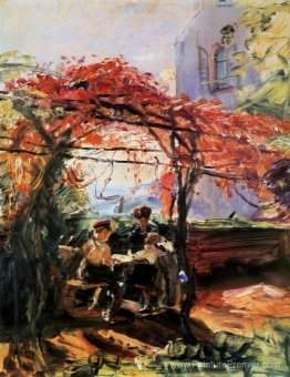 Enfants d'artiste dans le jardin Enfants d'artiste dans le jardin