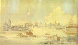 Vue de Yauza sur Kremlin à Moscou Vue de Yauza sur Kremlin à Moscou