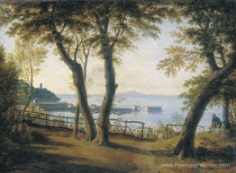 Paysage de bord de mer italien Paysage de bord de mer italien