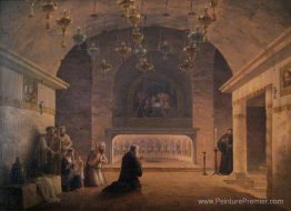 Vue de l'église de la Nativité en 1833 Vue de l'église de la Nativité en 1833