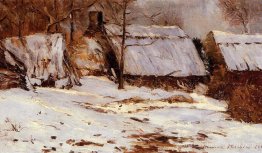 Cottages dans la neige Cottages dans la neige