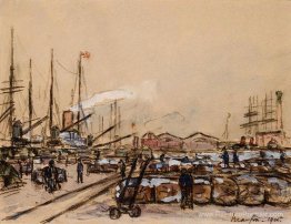 Quayside dans Le Havre Quayside dans Le Havre