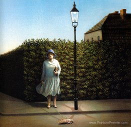 Femme avec de la mite Femme avec de la mite