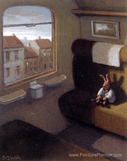 Lapin dans un train (détail) Lapin dans un train (détail)