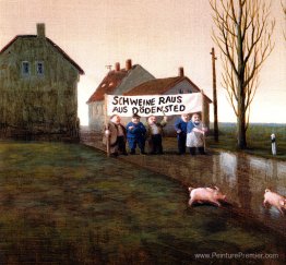 Nous ne voulons pas de porcs dans dodensted (détail) Nous ne voulons pas de porcs dans dodensted (détail)