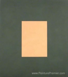 Orange clair avec vert clair, août 1989 Orange clair avec vert clair, août 1989