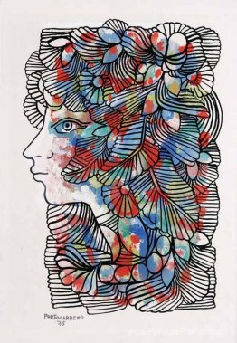 Tête ornée d'une femme Tête ornée d'une femme