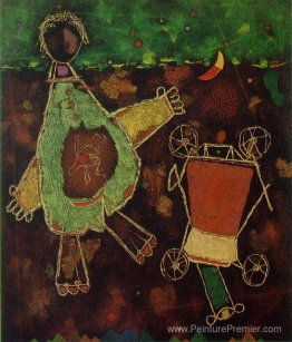 Pour les déchus - Panneau de droite: l'enfant à naître Pour les déchus - Panneau de droite: l'enfant à naître