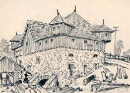 Plungės, moulin à eau Plungės, moulin à eau