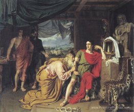 Priam demandant à Achille le corps d'Hector Priam demandant à Achille le corps d'Hector