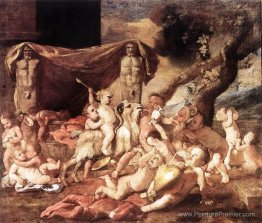 Bacchanal de putti Bacchanal de putti