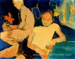 Deux hommes dans un intérieur Deux hommes dans un intérieur