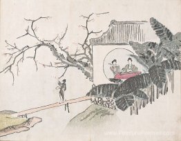 Sans titre (figures jouant des instruments dans un jardin) Sans titre (figures jouant des instruments dans un jardin)