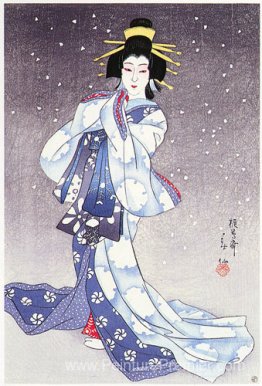 Otani Tomoemon comme l'esprit de la neige Otani Tomoemon comme l'esprit de la neige