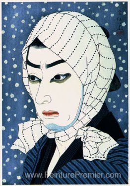 Ichimura Uzaemon comme Naoji Ichimura Uzaemon comme Naoji