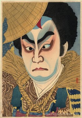 Ichiikawa Chusha dans le rôle de Mitsuhide Ichiikawa Chusha dans le rôle de Mitsuhide