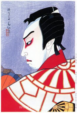 Morita Kan'ya comme Kitsune Tadanobu à Yoshitsune Senbon Zakura Morita Kan'ya comme Kitsune Tadanobu à Yoshitsune Senbon Zakura