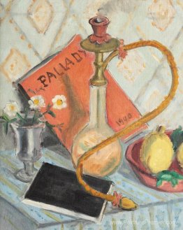 Natural moartă cu narghilea și gutui Natural moartă cu narghilea și gutui