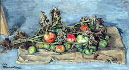 Nature morte. Tomates sur le sac. Nature morte. Tomates sur le sac.