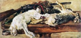 Nature morte. Deux lapins. Nature morte. Deux lapins.