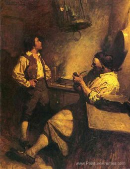 Jim Hawkins, Long John Silver et son perroquet Jim Hawkins, Long John Silver et son perroquet