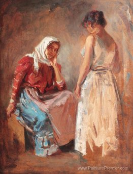 Femmes gitanes parlant Femmes gitanes parlant