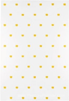 Empreintes d'un pinceau n ° 50 répété à intervalles réguliers de Empreintes d'un pinceau n ° 50 répété à intervalles réguliers de