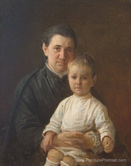 Portrait d'Evdokiya Nikolaevna Kostycheva Portrait d'Evdokiya Nikolaevna Kostycheva