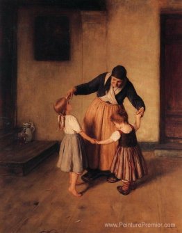 Grand-mère et enfants Grand-mère et enfants
