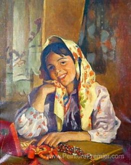 Ma'dchen en costume russe Ma'dchen en costume russe