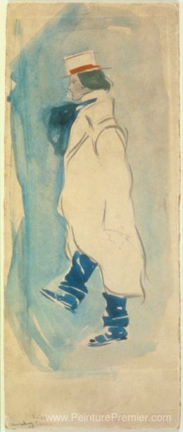 Caricature d'Everett Shinn Caricature d'Everett Shinn
