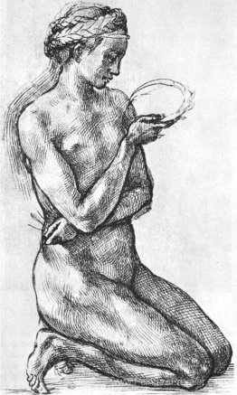 Femme nue à genoux Femme nue à genoux
