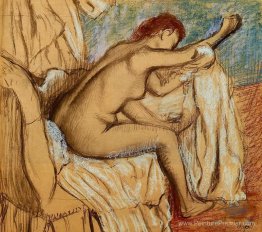 Femme se séchant Femme se séchant